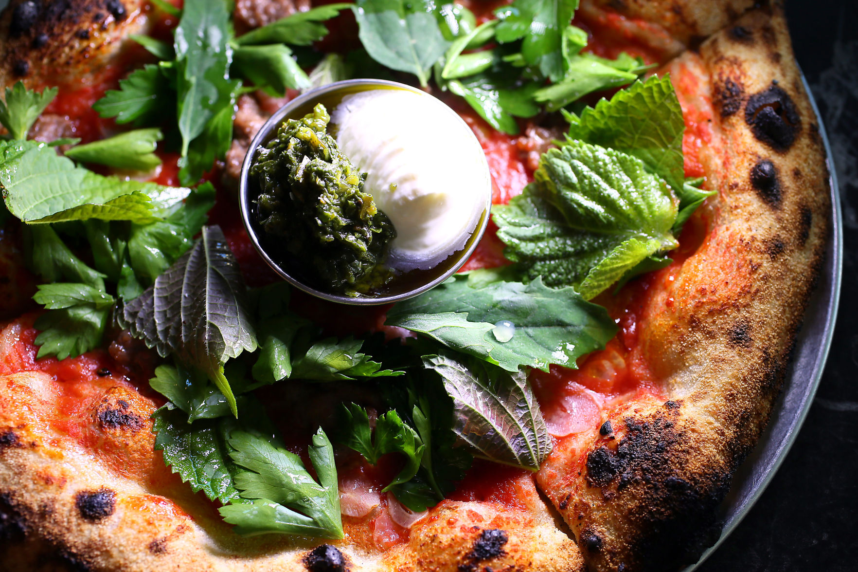 Pizza at pre-closure Renzo